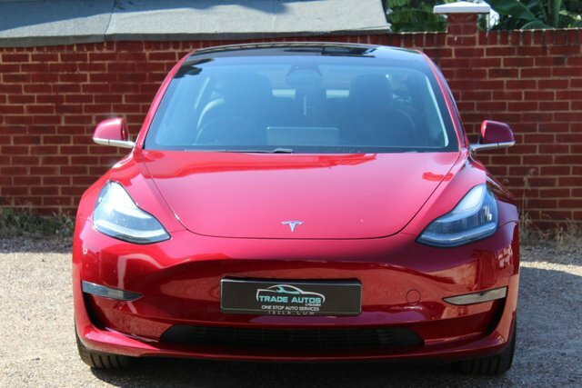 Tesla Model 3 Range Plus Saloon Red #2