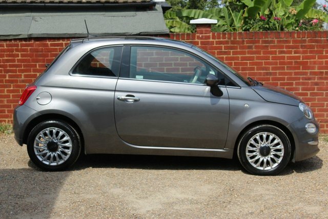 Fiat 500 Lounge Hatchback Grey #4