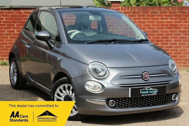 Fiat 500 Lounge Hatchback Grey