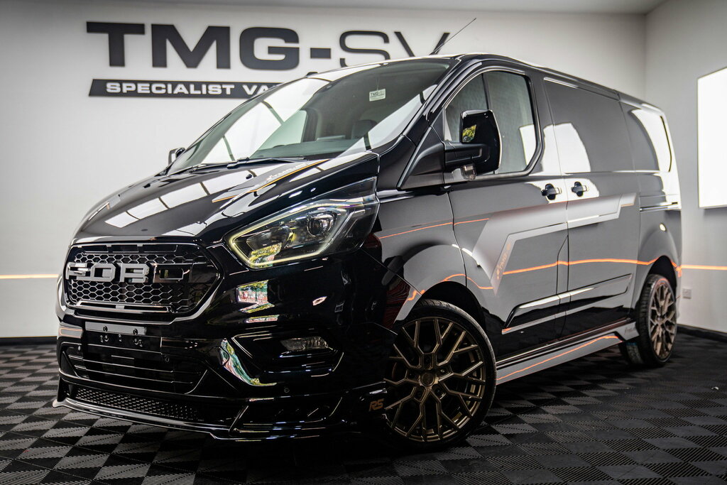 Ford Transit Custom 2.0 Limited Panel Van L1 H1 Euro YP21NLV Black #3