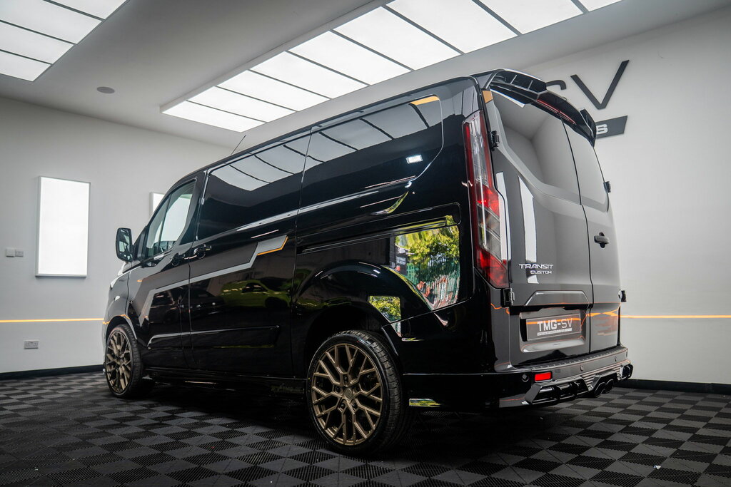 Ford Transit Custom 2.0 Limited Panel Van L1 H1 Euro YP21NLV Black #5