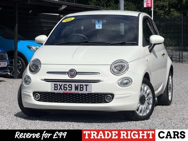 Fiat 500 1.2 Lounge - Low Mileage White