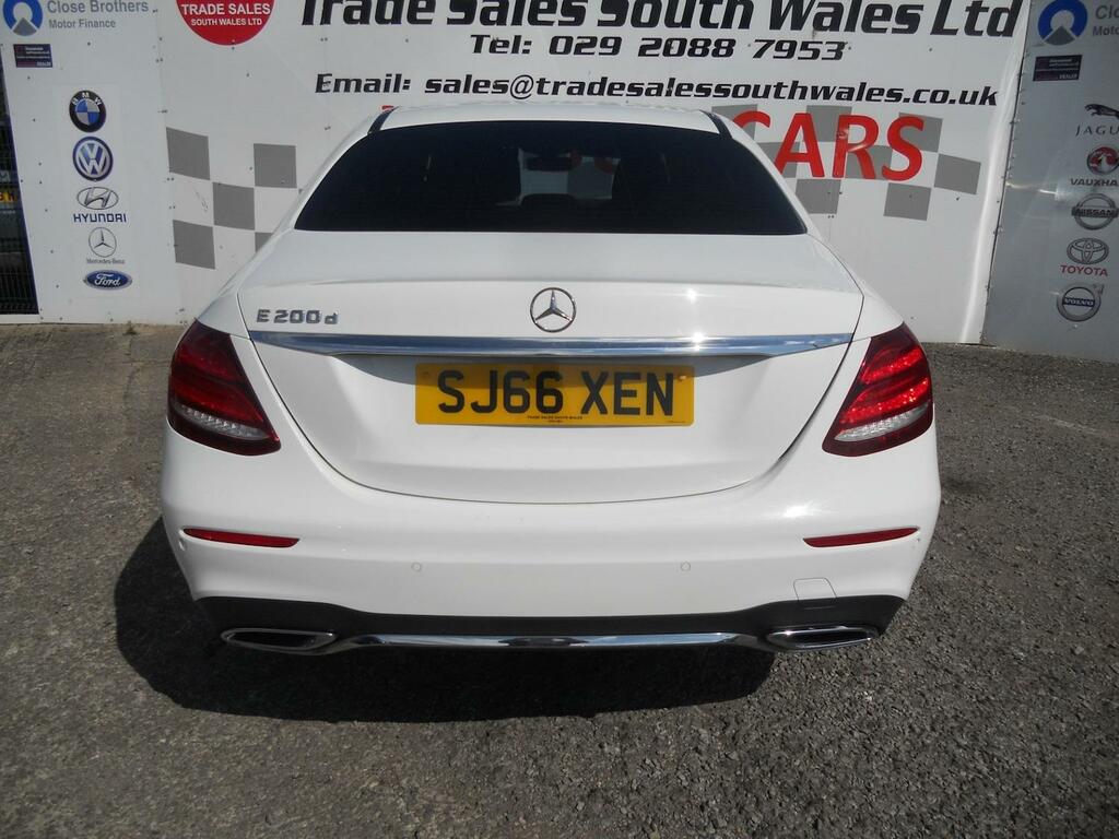 Mercedes-Benz E Class E200d Amg Line 9G-tronic SJ66XEN White #4