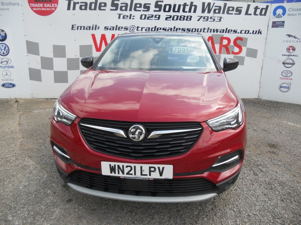 Vauxhall Grandland X 1.5 Turbo D Sri Nav Red #2