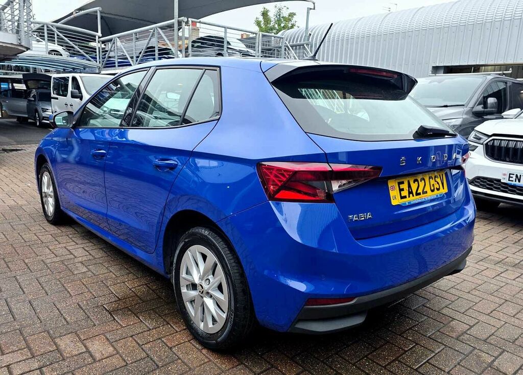 Skoda Fabia 1.0 Tsi Se Comfort EA22GSV Blue #3