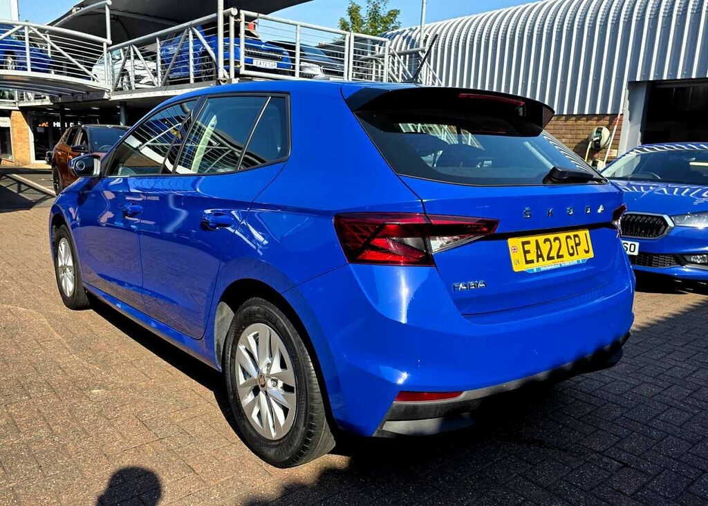Skoda Fabia 1.0 Tsi Se Comfort EA22GPJ Blue #3