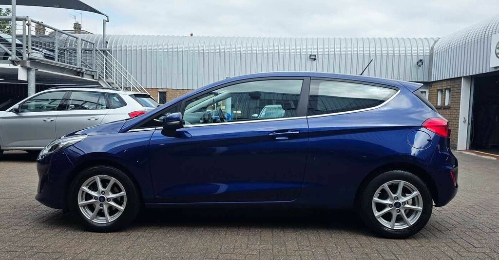 Ford Fiesta 1.0 Ecoboost Zetec AF18YOE Blue #4