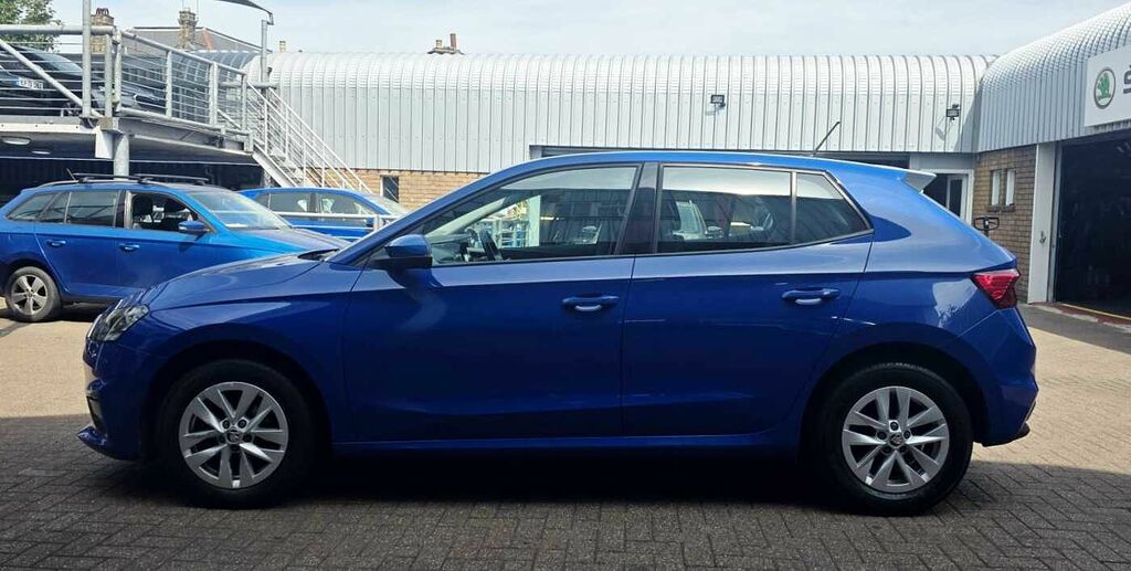 Skoda Fabia 1.0 Tsi Se Comfort EA22GRX Blue #4