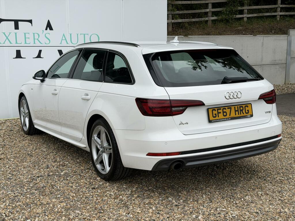 Audi A4 Avant S Line White #6