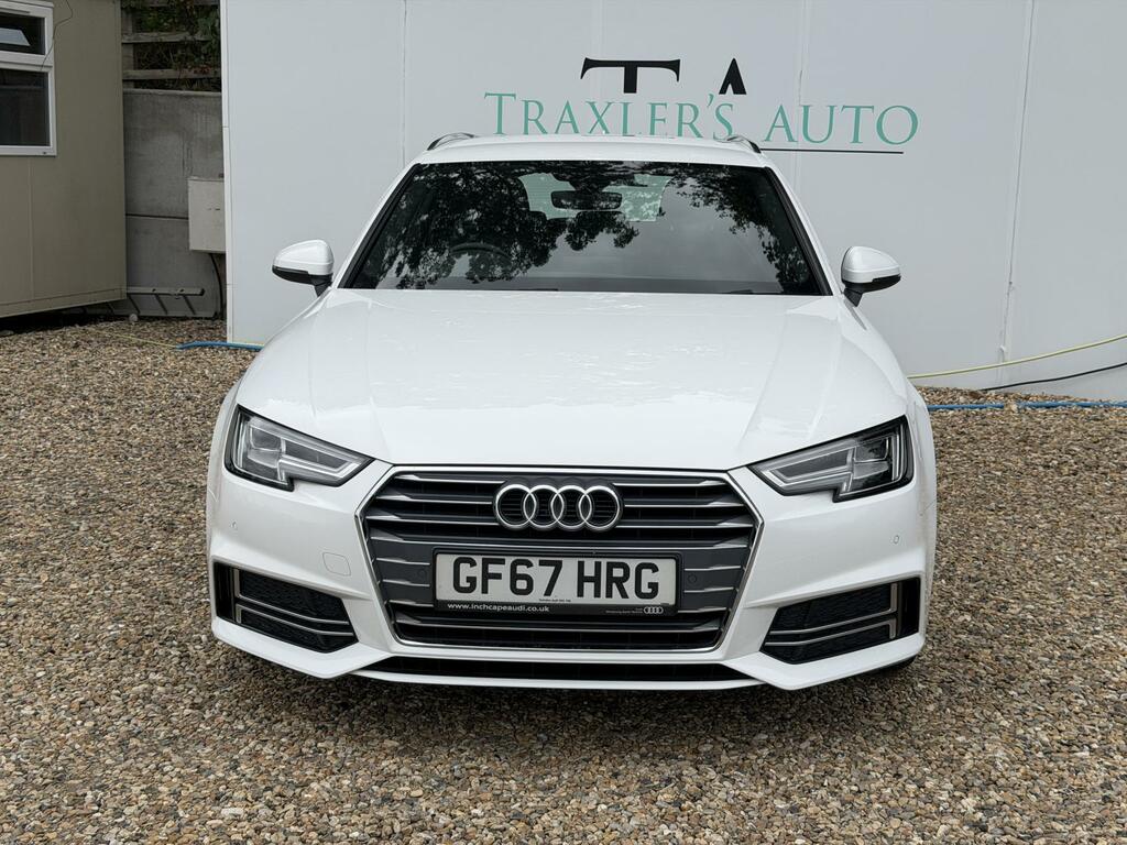 Audi A4 Avant S Line White #2
