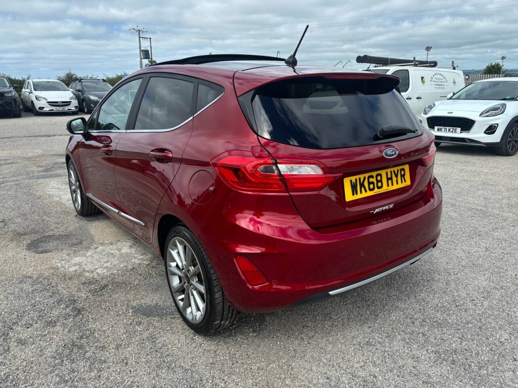Ford Fiesta Hatchback WK68HYR Red #2