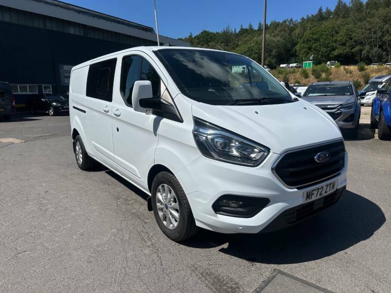 Ford Transit Custom 2.0 Ecoblue 130Ps Low Roof Dcab Limited Van - 202 MF72ZTM White #2