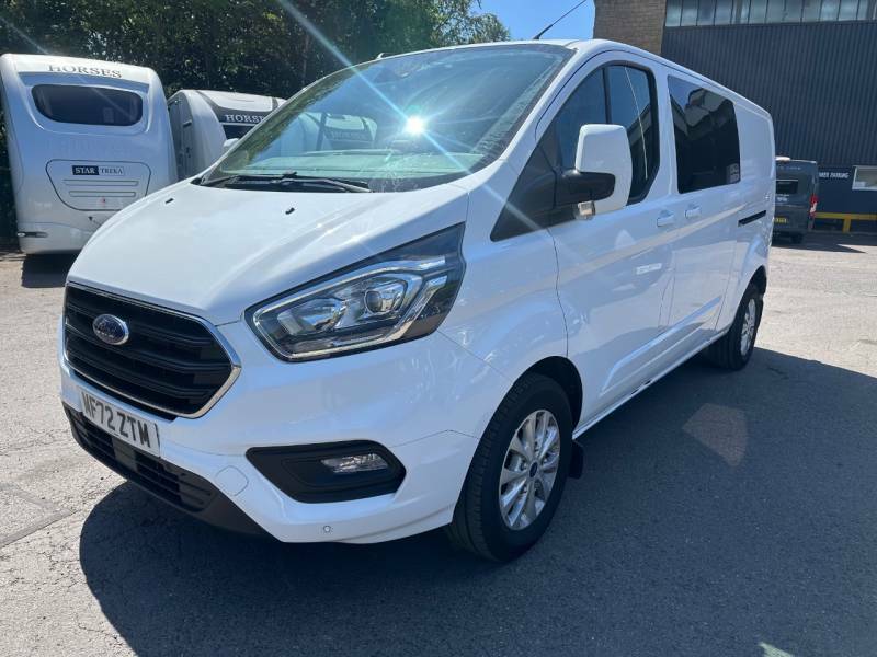 Ford Transit Custom 2.0 Ecoblue 130Ps Low Roof Dcab Limited Van - 202 MF72ZTM White #4