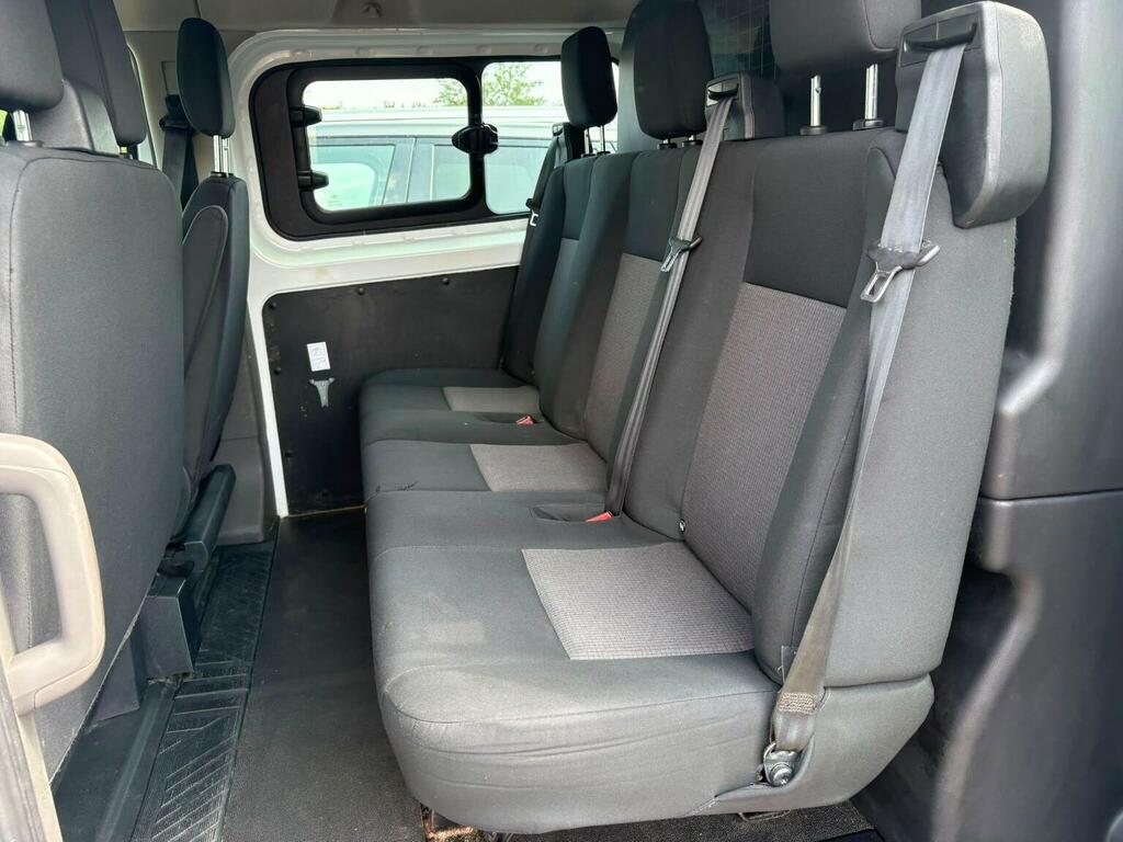 Ford Transit Custom 2.0 300 Ecoblue Leader Crew Van L1 H1 Euro 6 Ss White #4