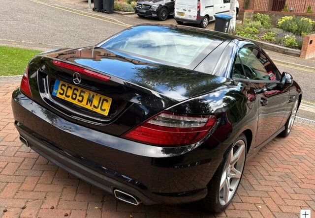 Mercedes-Benz SLK Slk200 Amg Sport Convertible Black #3