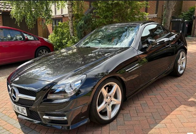Mercedes-Benz SLK Slk200 Amg Sport Convertible Black #4