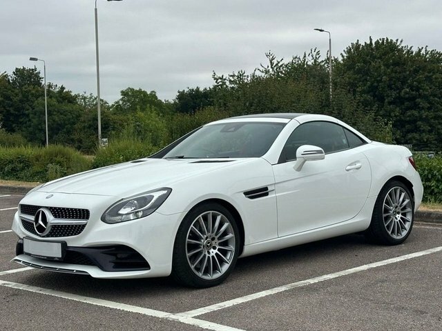 Mercedes-Benz SLC Slc250d Amg Line Convertible White #4
