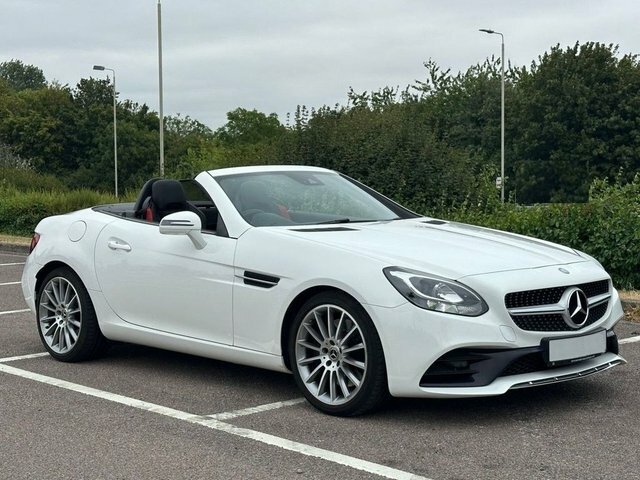 Mercedes-Benz SLC Slc250d Amg Line Convertible White #5