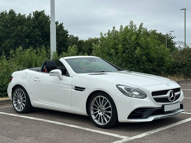 Mercedes-Benz SLC Slc250d Amg Line Convertible White
