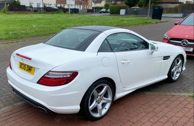 Mercedes-Benz SLK Slk250d Amg Sport Convertible White #2