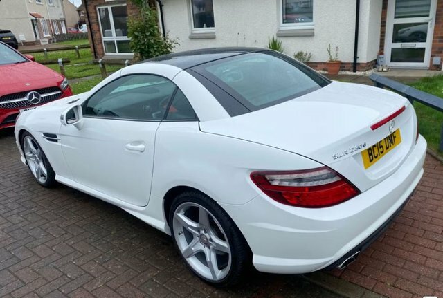 Mercedes-Benz SLK Slk250d Amg Sport Convertible White #3