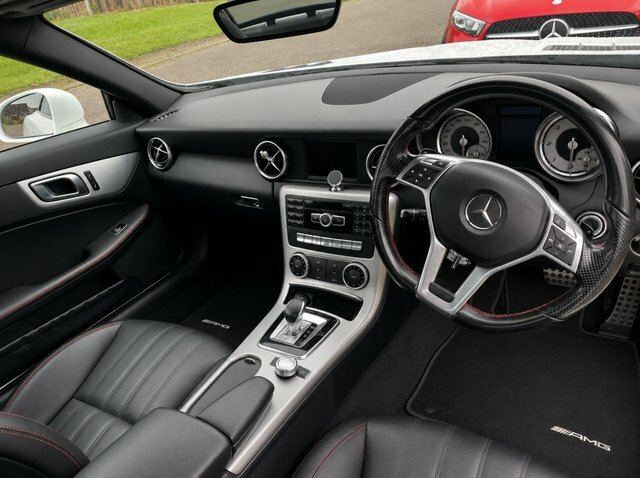 Mercedes-Benz SLK Slk250d Amg Sport Convertible White #5