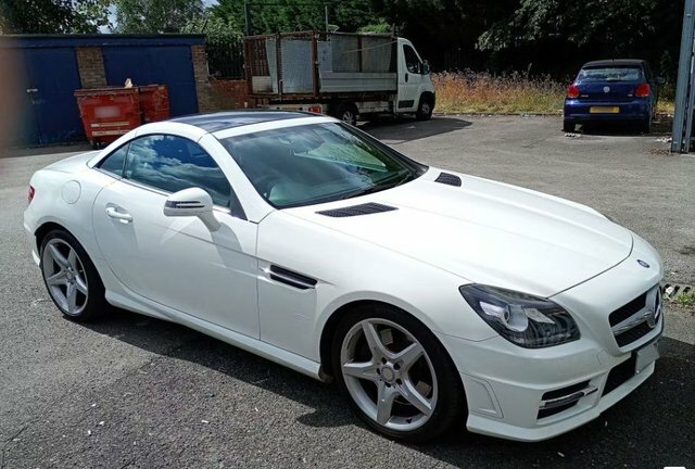 Mercedes-Benz SLK Slk250 Cdi Amg Sport White #6
