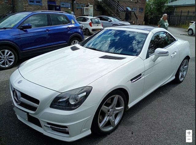 Mercedes-Benz SLK Slk250 Cdi Amg Sport White #3