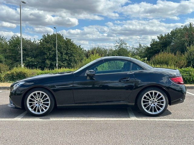 Mercedes-Benz SLC Slc180 Amg Line Convertible Black #3