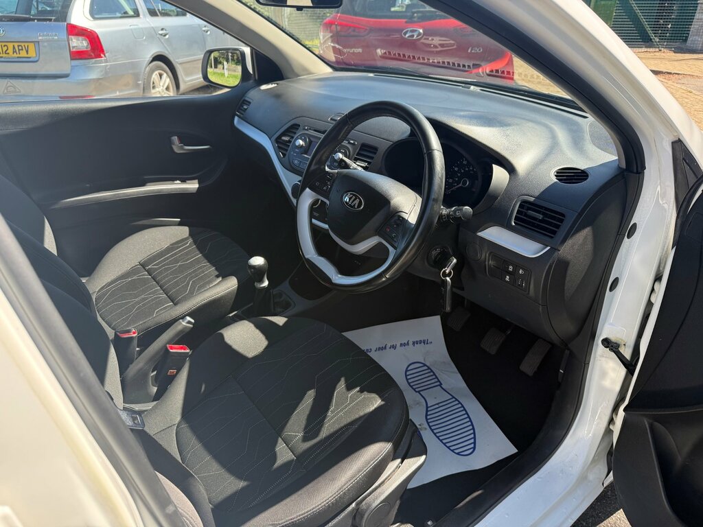 Kia Picanto 1.0 Vr7 Hatchback Euro 5 68 Bhp White #35