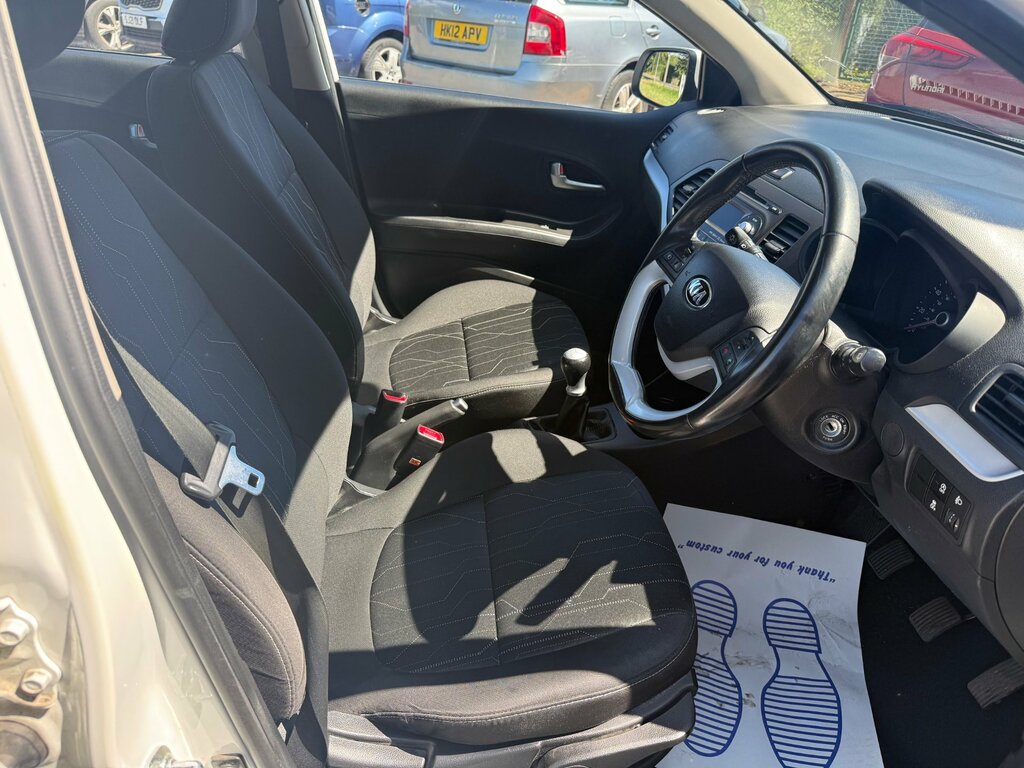 Kia Picanto 1.0 Vr7 Hatchback Euro 5 68 Bhp White #31