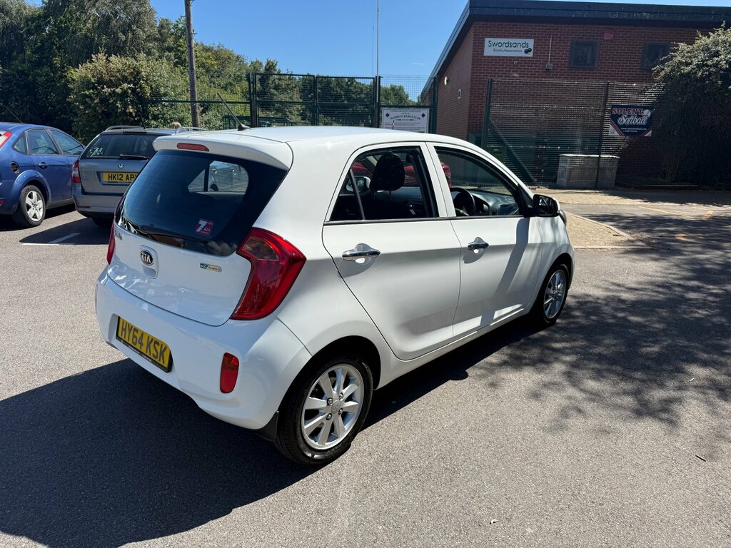 Kia Picanto 1.0 Vr7 Hatchback Euro 5 68 Bhp White #13