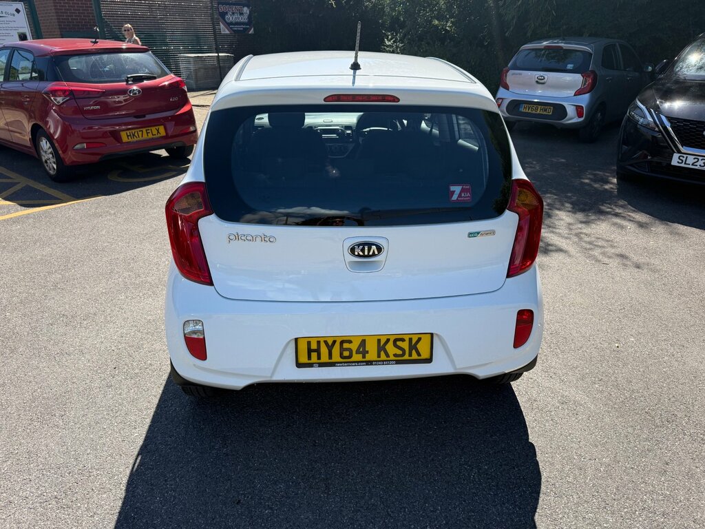 Kia Picanto 1.0 Vr7 Hatchback Euro 5 68 Bhp White #11