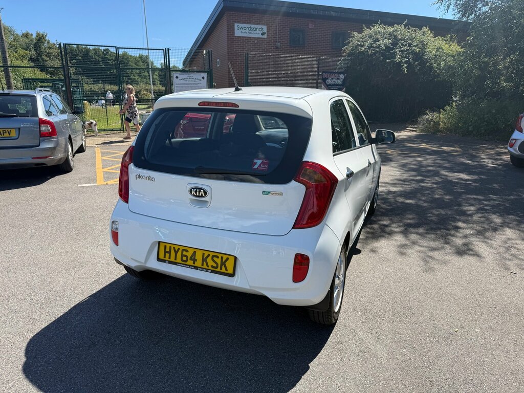Kia Picanto 1.0 Vr7 Hatchback Euro 5 68 Bhp White #12