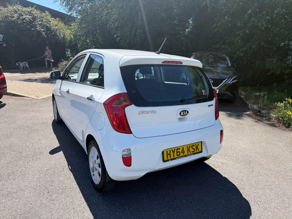 Kia Picanto 1.0 Vr7 Hatchback Euro 5 68 Bhp White #9