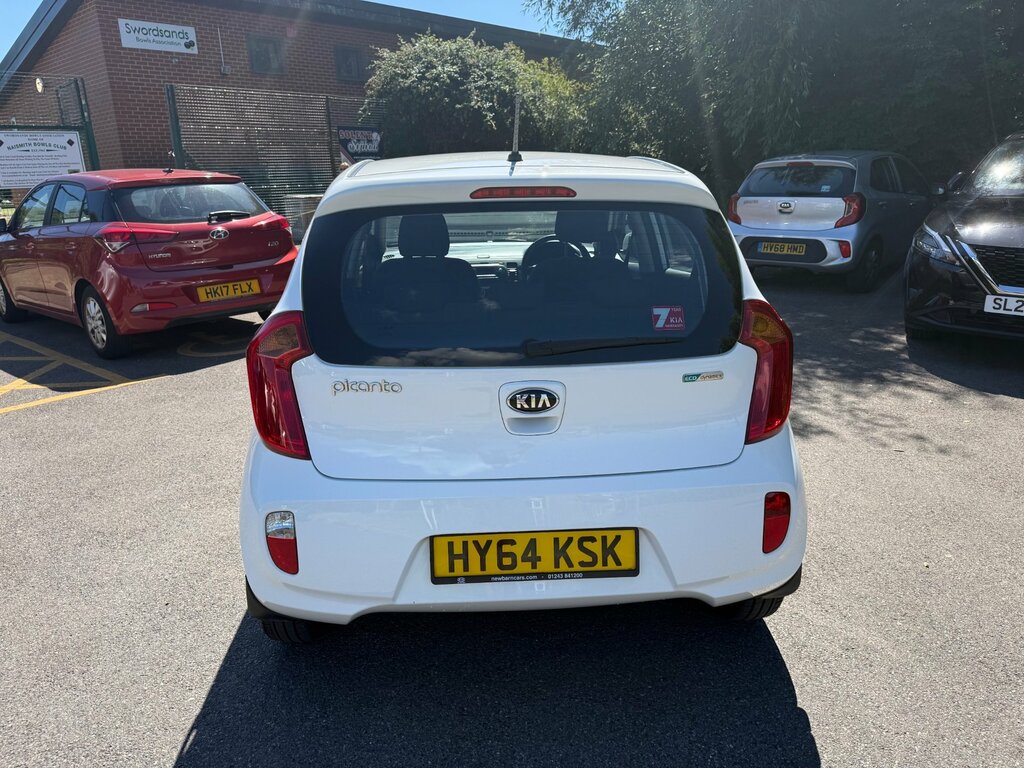 Kia Picanto 1.0 Vr7 Hatchback Euro 5 68 Bhp White #10