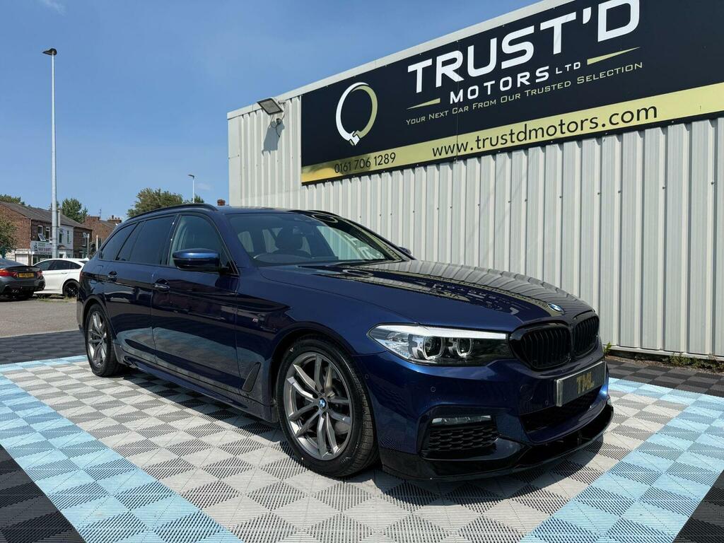 BMW 5 Series 2.0 520D M Sport Touring Euro 6 Ss Blue #2