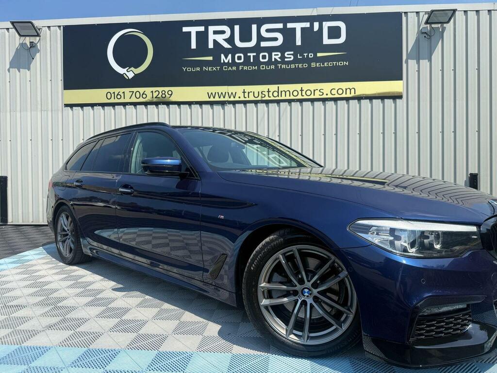 BMW 5 Series 2.0 520D M Sport Touring Euro 6 Ss Blue #3