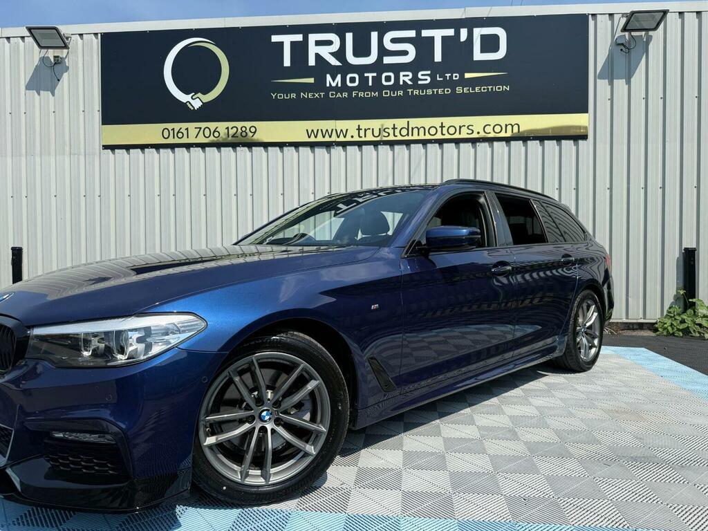 BMW 5 Series 2.0 520D M Sport Touring Euro 6 Ss Blue #4