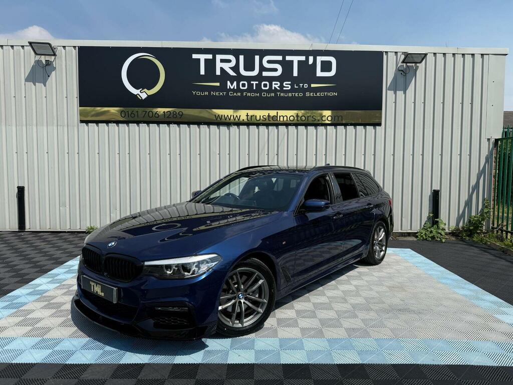 BMW 5 Series 2.0 520D M Sport Touring Euro 6 Ss Blue #6
