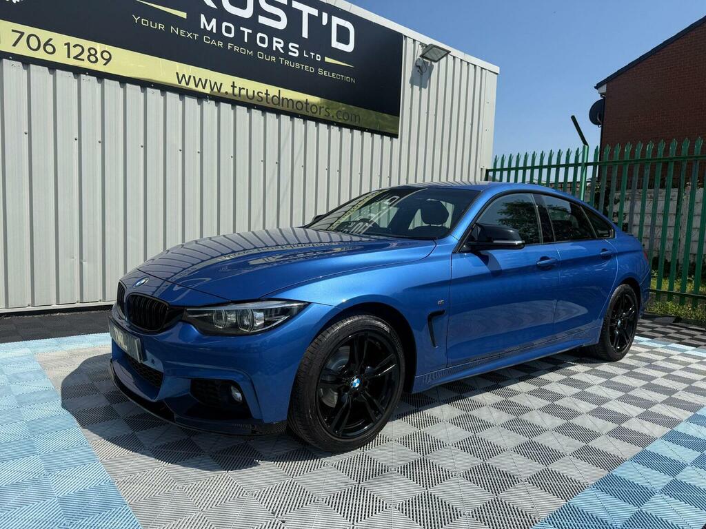 BMW 4 Series Gran Coupe 2.0 420I M Sport Xdrive Euro 6 Ss Blue #4