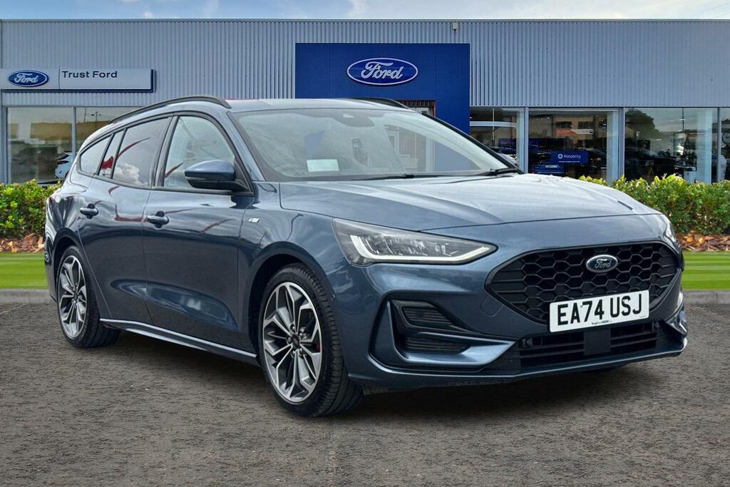 Ford Focus 1.0 Ecoboost Hybrid Mhev 155 St-line X W Blue