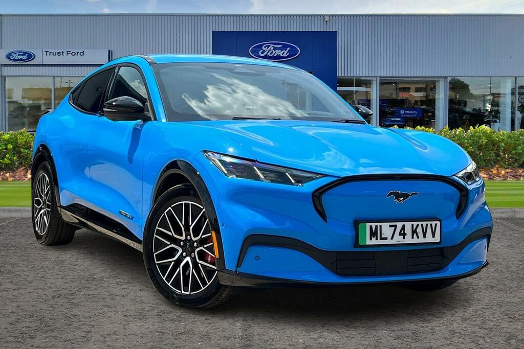 Ford Mustang Mach-E Extended Range 91Kwh Premium Sync4 Navigation 360 Blue
