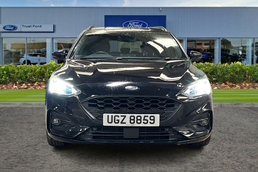 Ford Focus 1.0 Ecoboost 125 St-line Edition Parking UGZ8859 Black #6