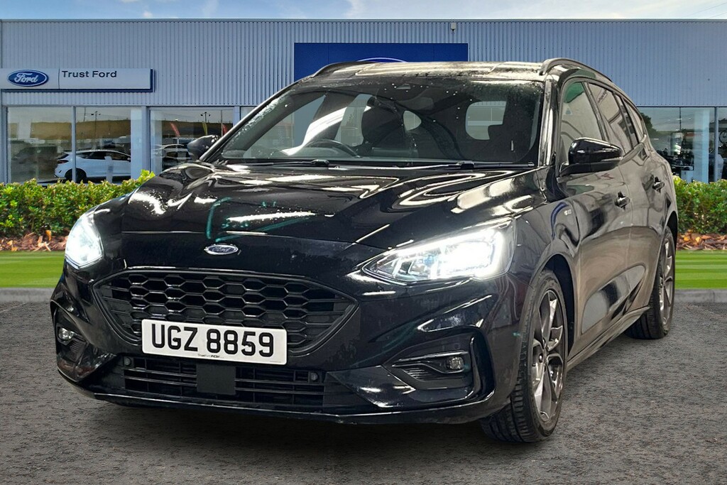Ford Focus 1.0 Ecoboost 125 St-line Edition Parking UGZ8859 Black #5