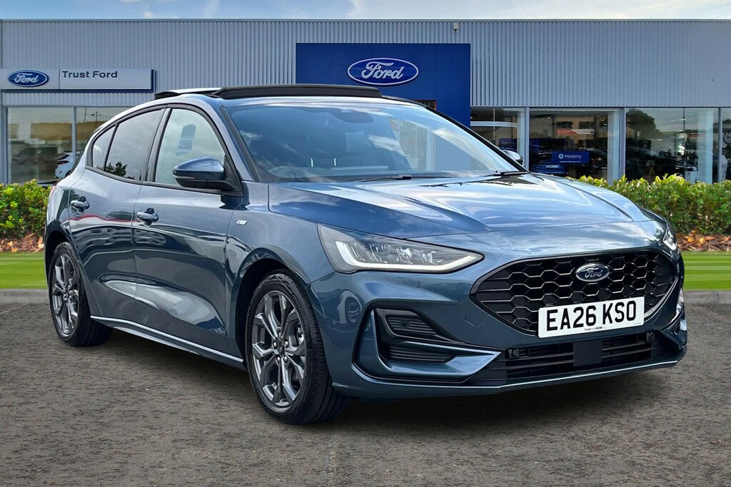 Ford Focus 1.0T Ecoboost Mhev St-line Hatchback Hy Blue