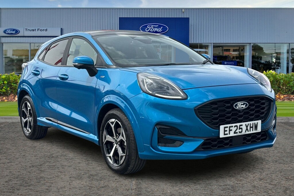 Ford Puma 1.0T Ecoboost Mhev St-line- With Panoramic Glass R Blue