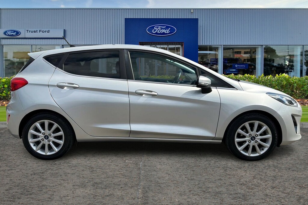Ford Fiesta 1.0 Ecoboost Titanium With Sat Nav Lane Assist Silver #3