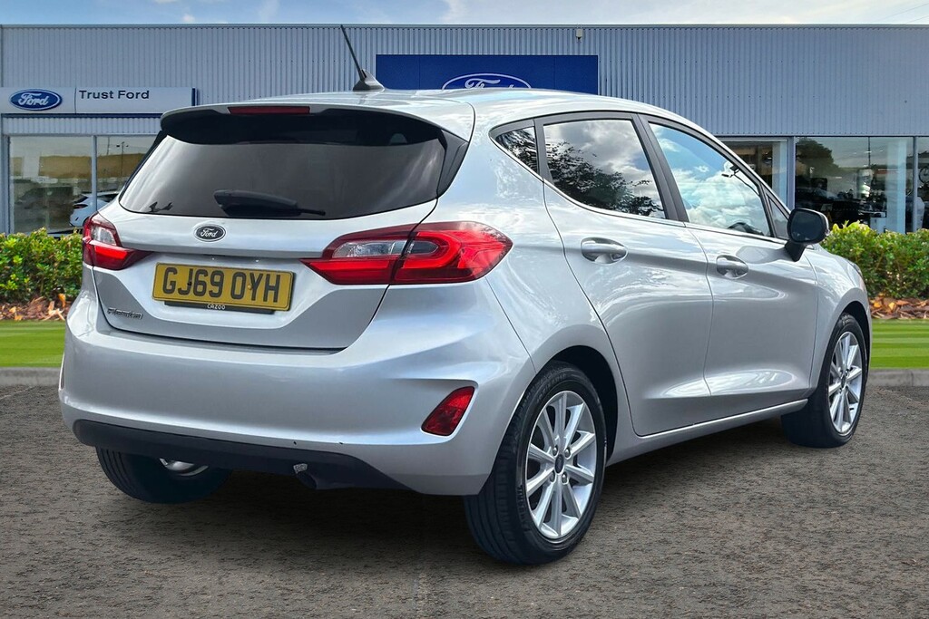 Ford Fiesta 1.0 Ecoboost Titanium With Sat Nav Lane Assist Silver #4