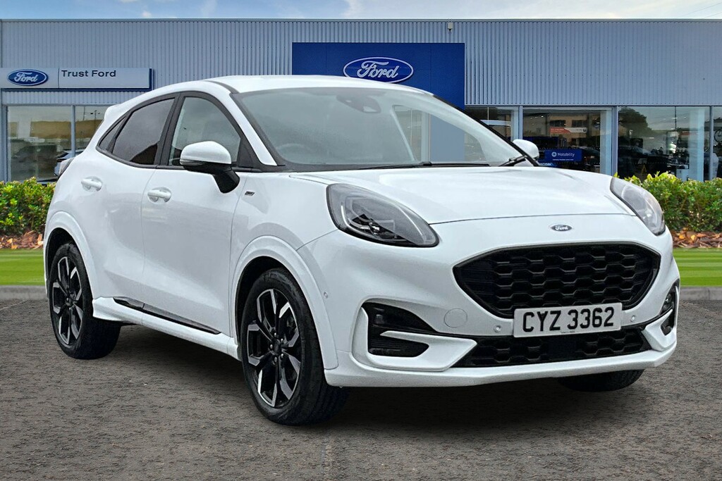 Ford Puma 1.0 Ecoboost Hybrid Mhev 155 St-line X White